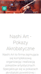 Mobile Screenshot of nashiart.com